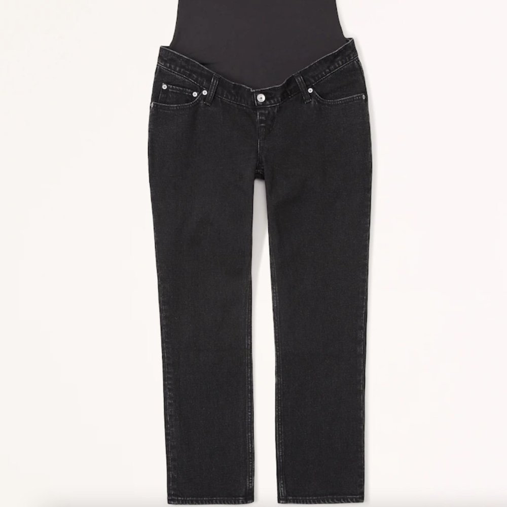 Abercrombie & Fitch Maternity Ankle Straight Jeans 27LONG